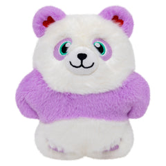 Valentines Snuzzles, Panda, Purple & White