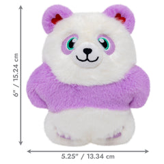 Valentines Snuzzles, Panda, Purple & White