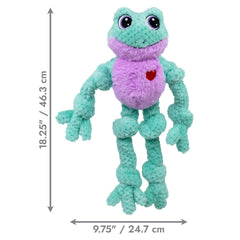 Valentines Knots Frog, Mint & Purple